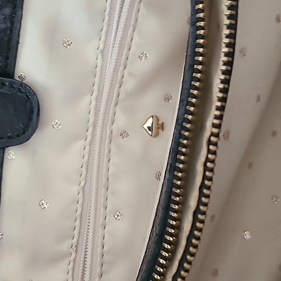 Kate Spade Black Quilted Shoulder Bag with Gold Chain - Picture 7 of 7